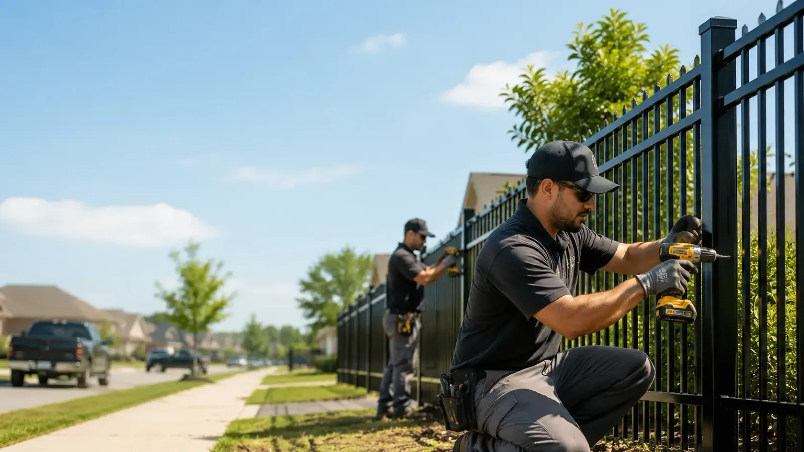 Metal Fence Installation in Hutchins, TX
